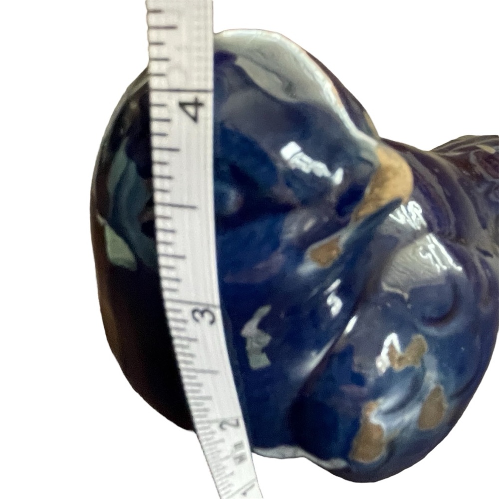 Blue Ceramic Bird Figurine - Picture 8 of 8